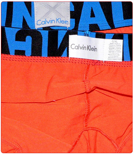 Boxer Calvin Klein Hombre X Azul Naranja - Haga un click en la imagen para cerrar